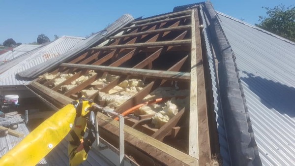 Metal roofing work by Luke Taylor Plumbing