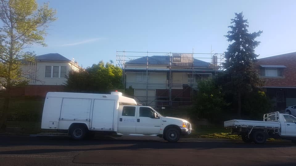A roofing job completed by Luke Taylor Plumbing